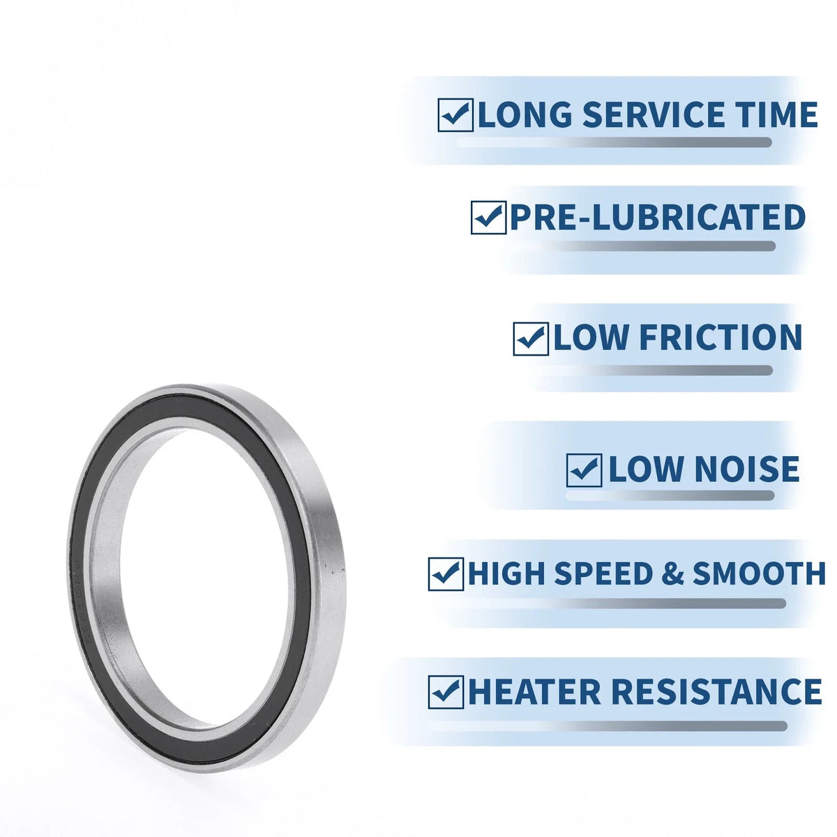 Deep Groove Ball Bearing 6810VV for Scooter Skateboard Wheel (50x65x7mm)