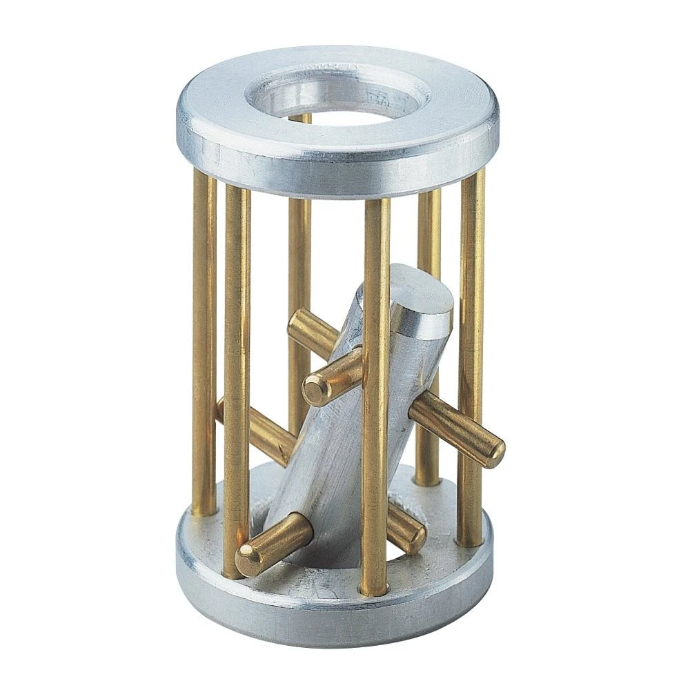 Metal Brain Teaser Puzzle - Torpedo (3 inches tall)