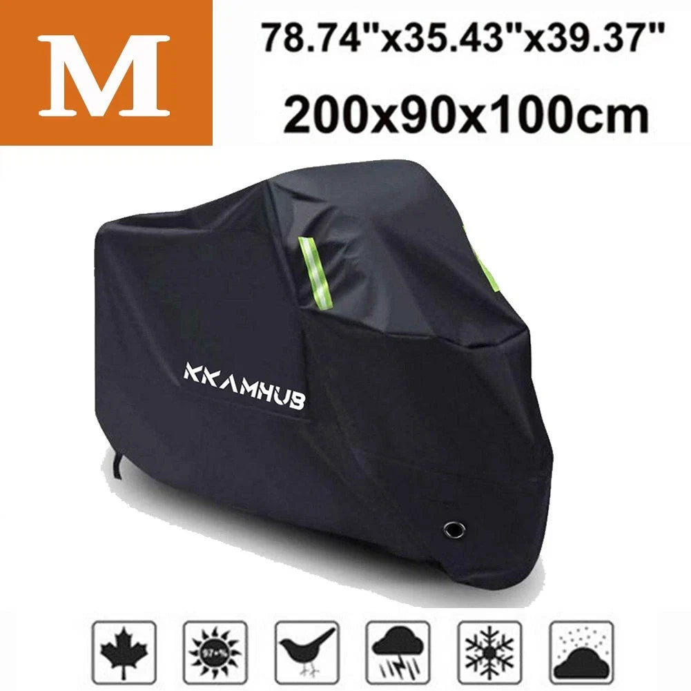 Waterproof Motorcycle Cover for Vespa LXV (2006–2017) - Black