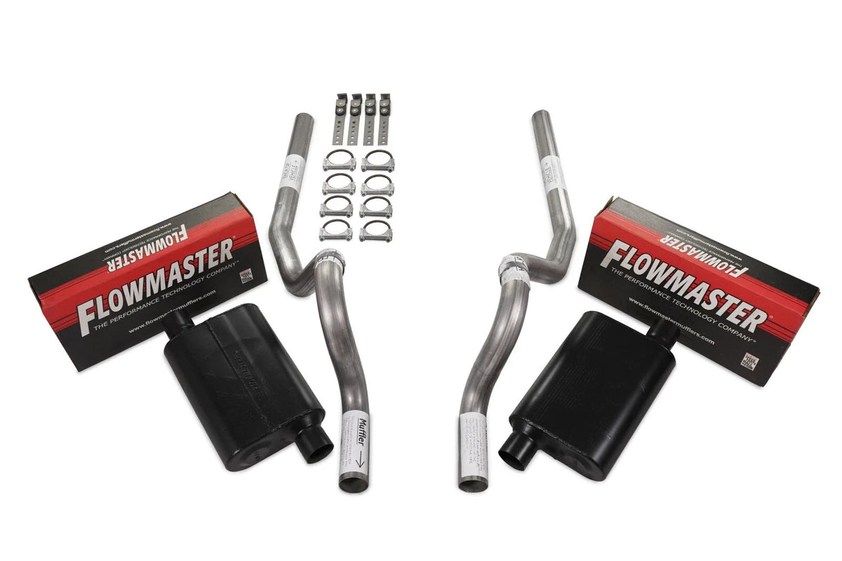 Exhaust System with Flowmaster Original 40 Mufflers for Ford Mustang GT (1986–2004)