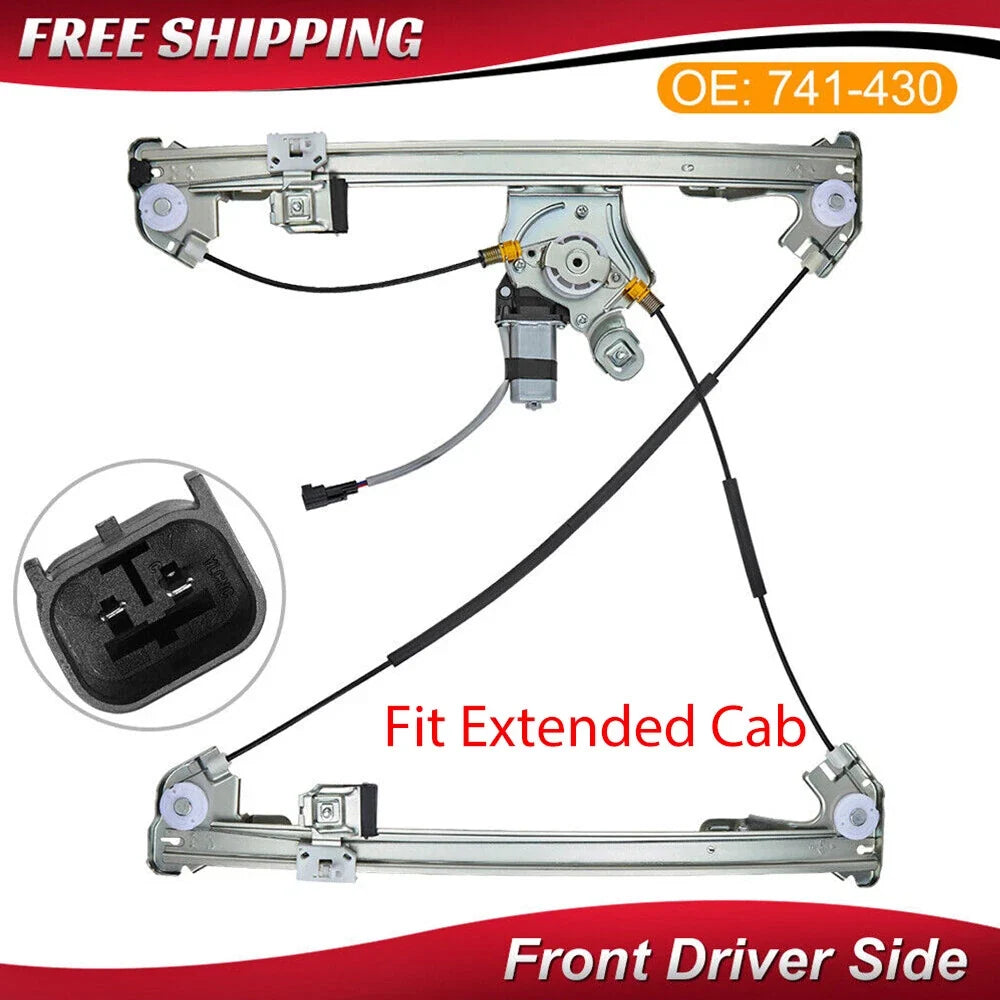 Power Window Regulator w/ Motor for Ford F-150 (2004–2008)