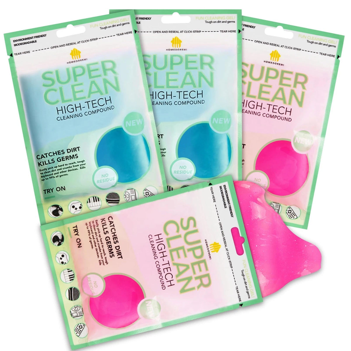 4X Car Cleaning Gel for Universal Detailing