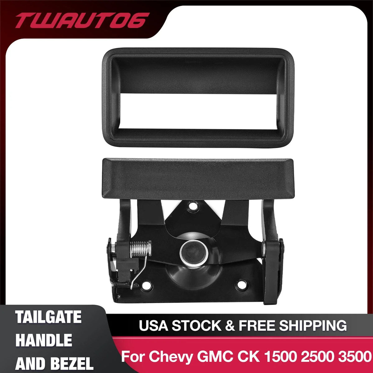 Tailgate Door Handle Latch for Chevy GMC C/K 1500 2500 (1988–1998) 15991785