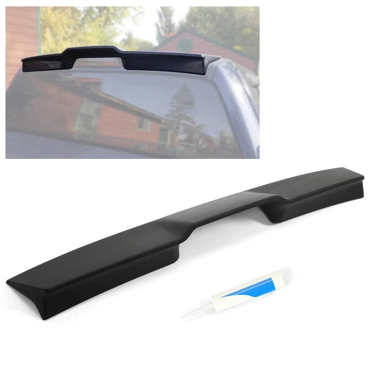 Matte Black Truck Cab Spoiler for Ford F-150 (2009–2014) 983379