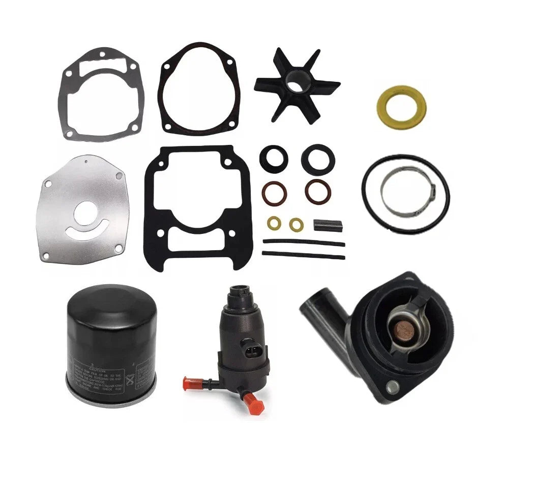 Maintenance Kit with Fuel Filter for Mercury Outboard 175-225 HP (V6) (2000-2023)
