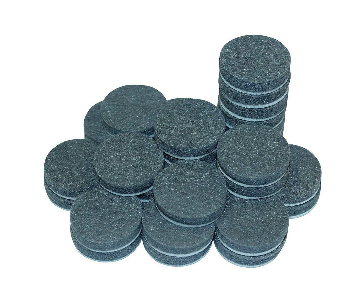 Self-Stick Round Felt Pads for Hard Wood Floors (48 Pack)