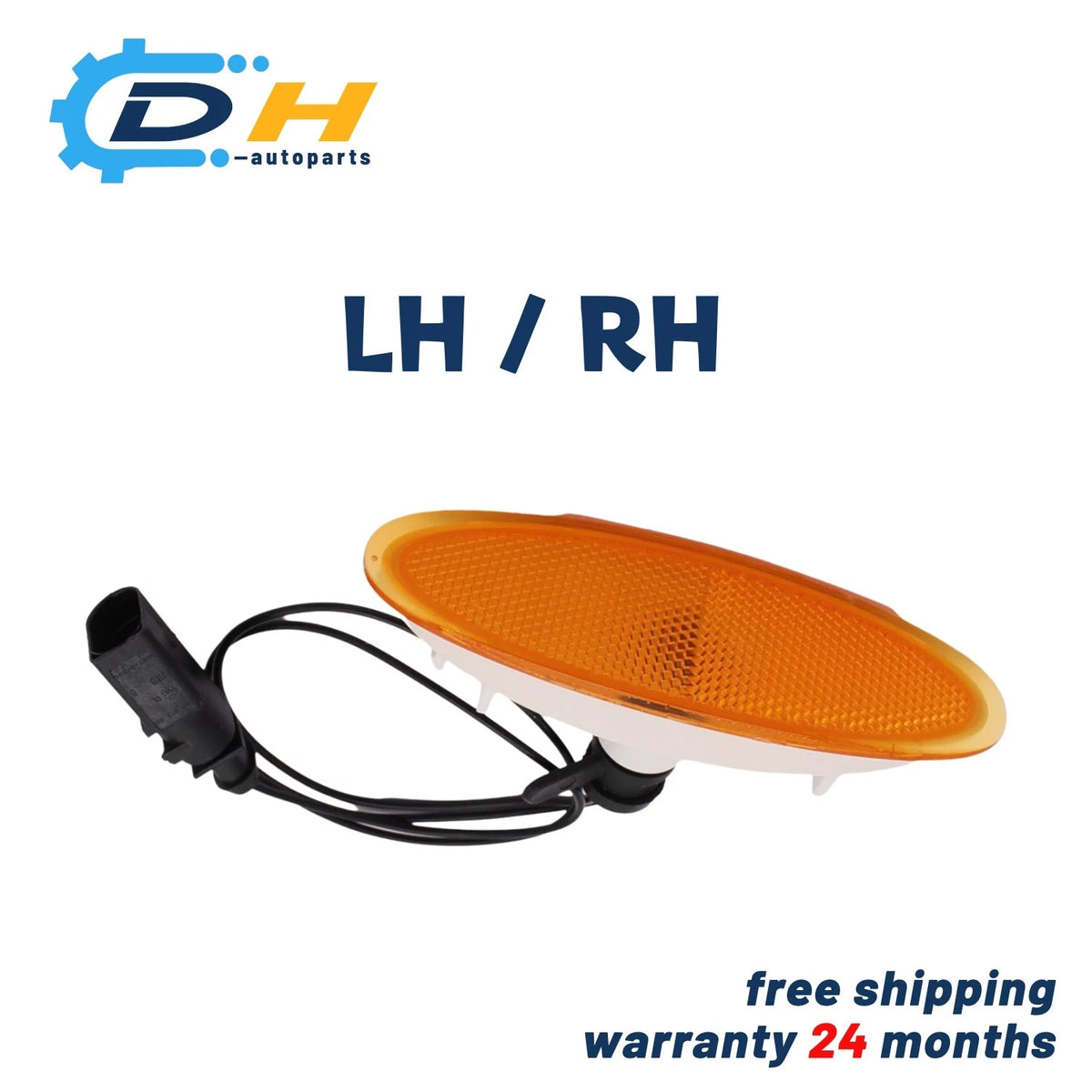 Front Bumper Side Marker Light for Bentley Continental Flying Spur (2006–2013) - 3W0945072F, 3W0945071F