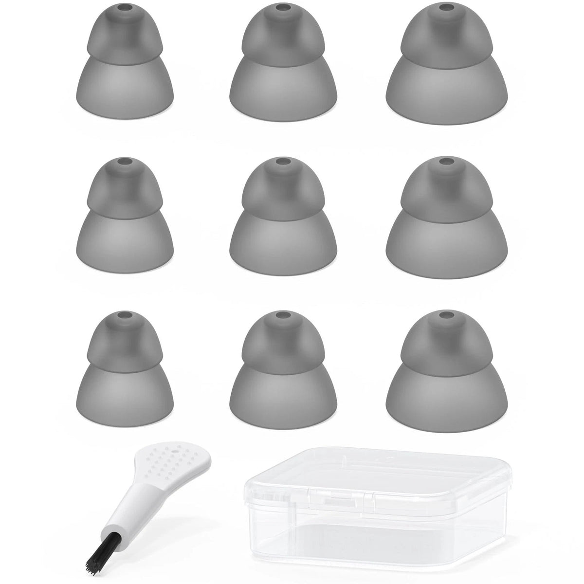 Double Layer Closed Hearing Aid Domes Trial Pack 9pcs