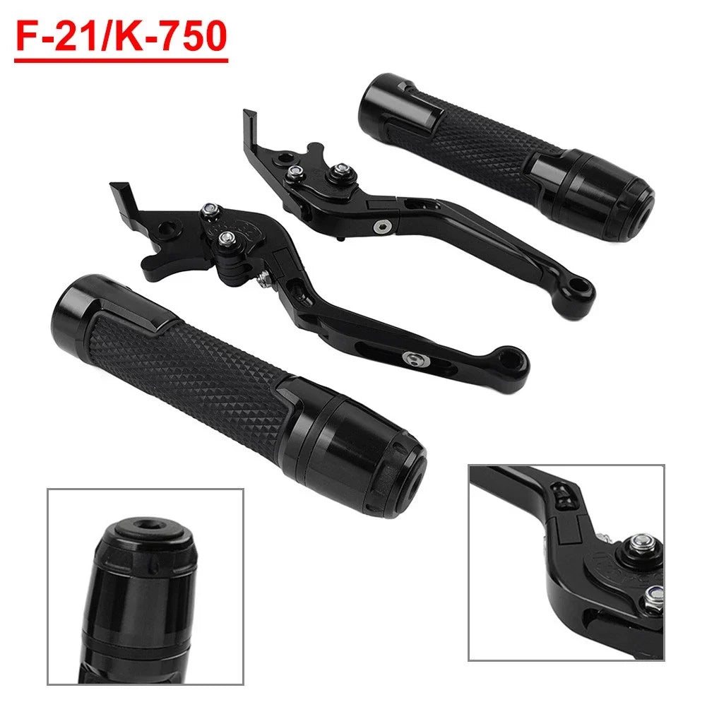 Folding Extendable Brake Clutch Levers for Kawasaki Z650 Z900 (2017–2023)