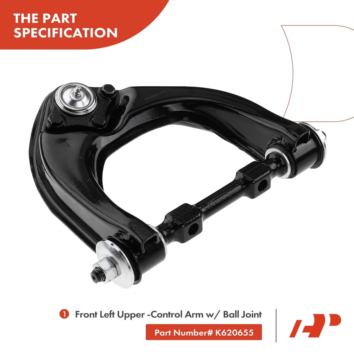Set of 4 Front Upper Control Arms & Ball Joints for Mitsubishi Montero Sport (1997–2004)