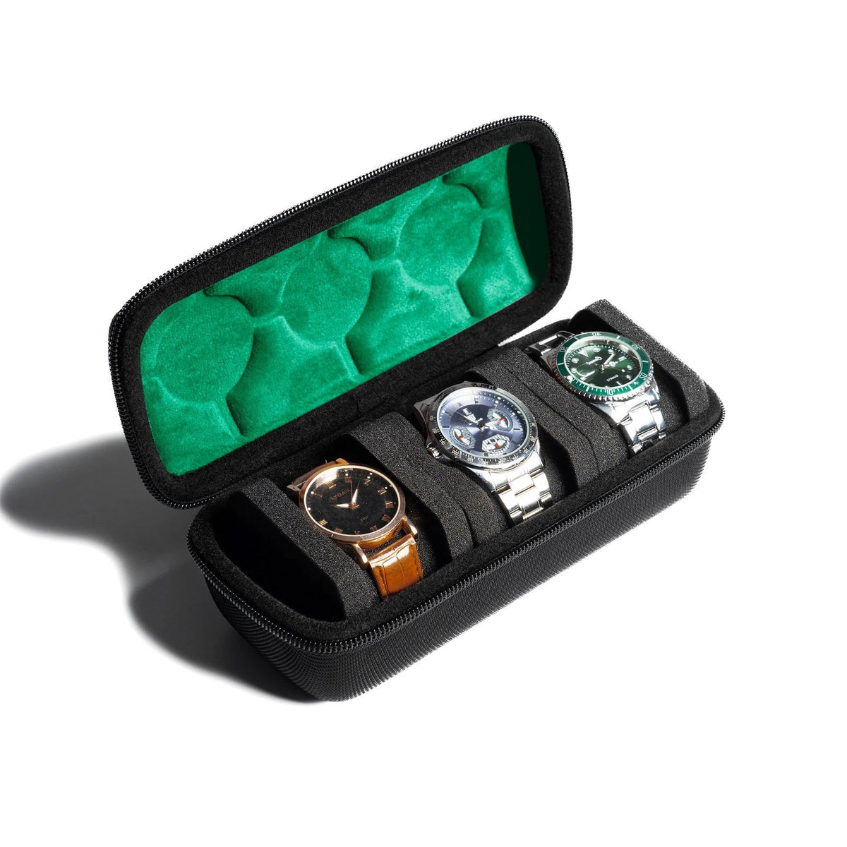 3 Slot Hard Watch Travel Case Storage Organizer Portable Hardshell