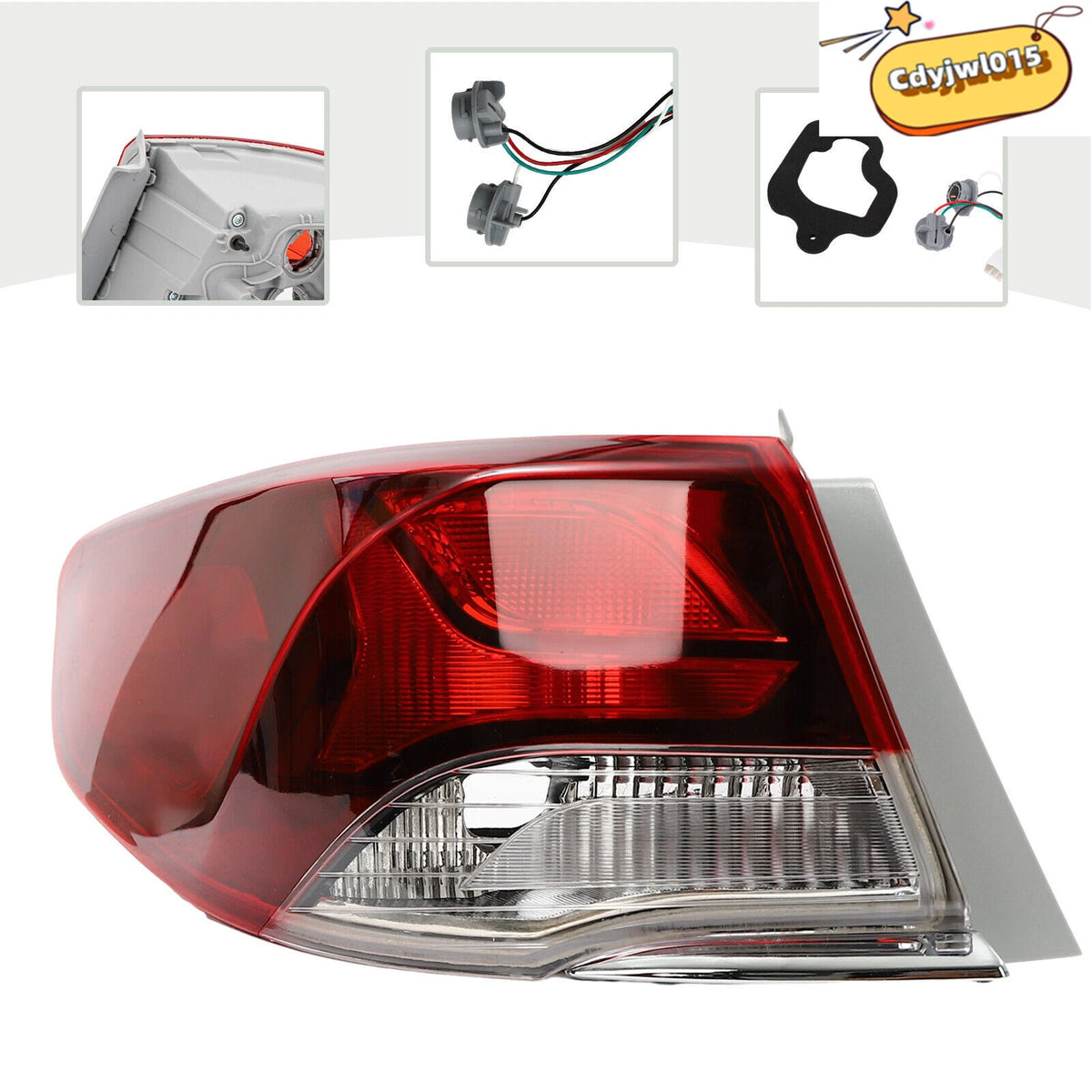 Left Tail Light for Hyundai Sonata (2018–2019) 92401C2500, HY2804153