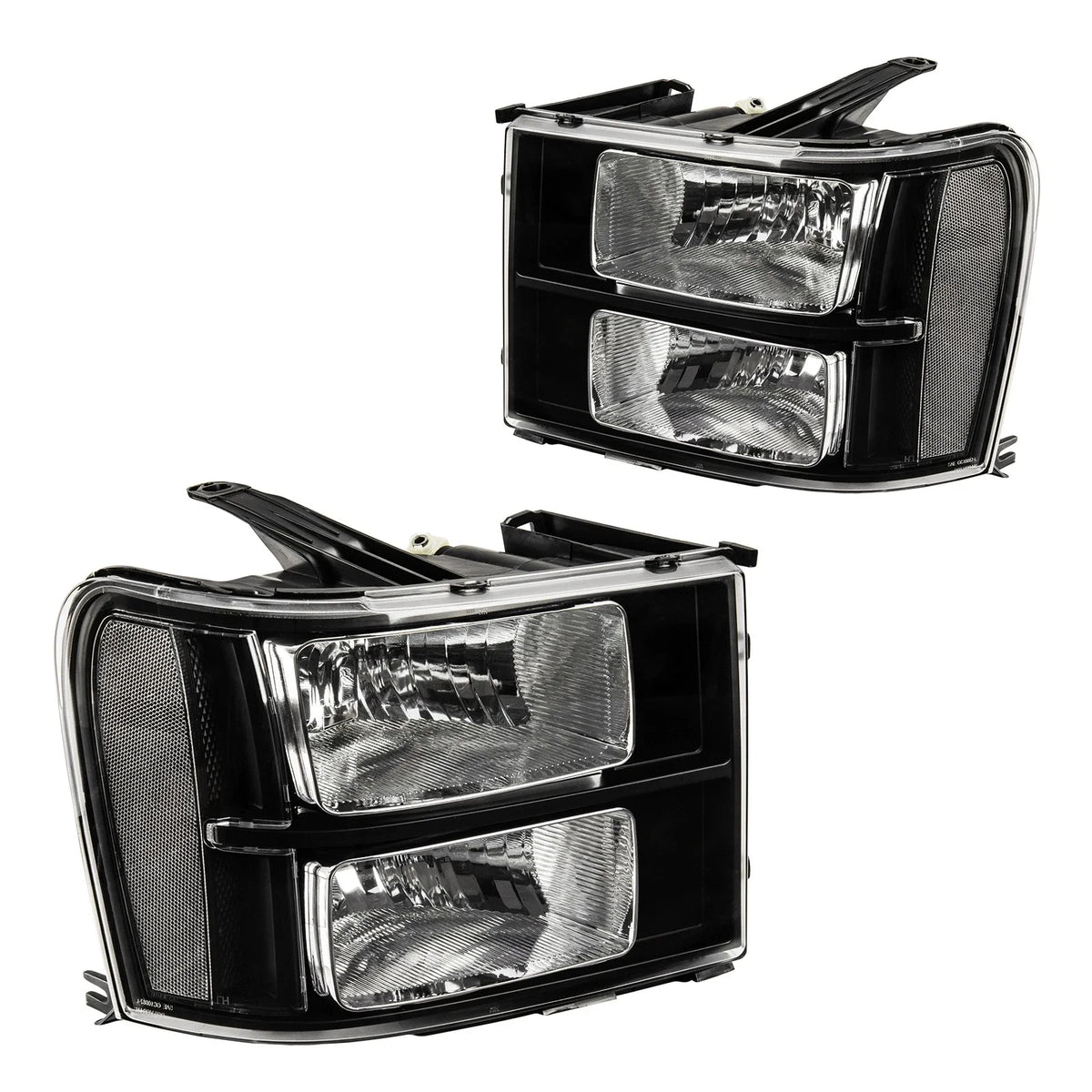 Headlight Assemblies for GMC Sierra 1500 & HD (2007–2014) Halogen