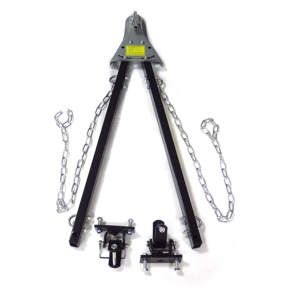 Adjustable Tow Towing Bar for RV Car Truck Jeep (5000lb, w/Chains)