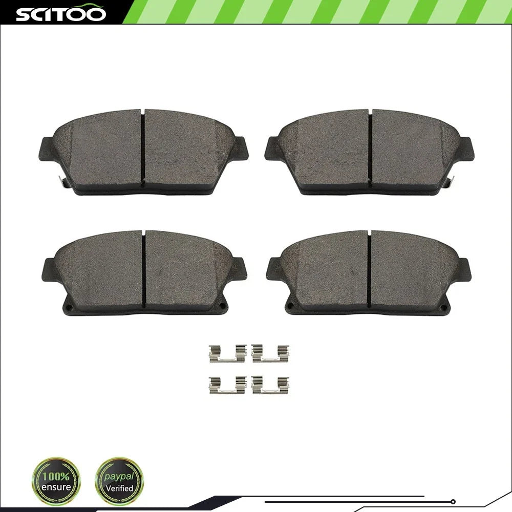 Set of 4 Front Brake Pads for Buick Verano (2012–2017)