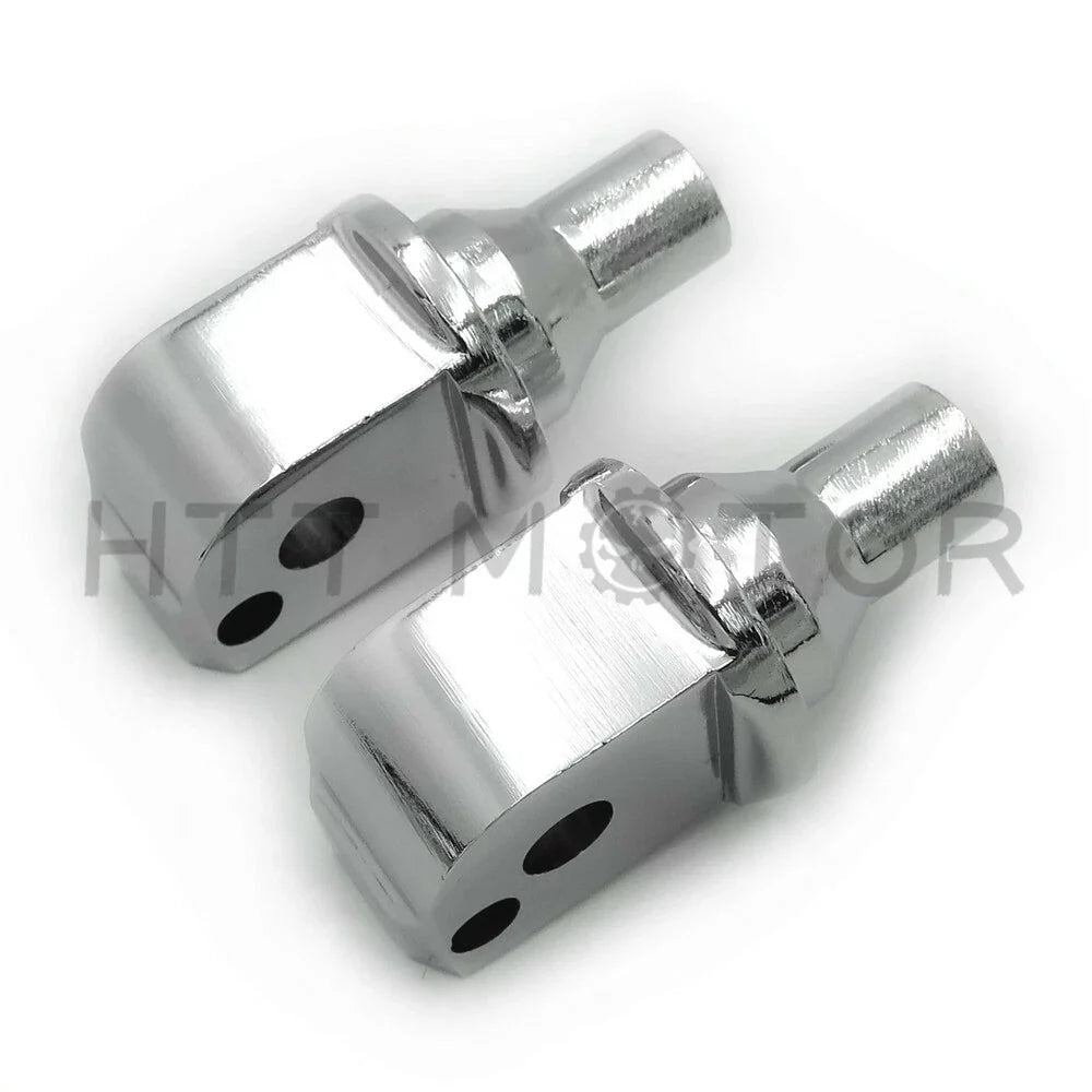 Chrome Footpeg Adapter for Harley Softail Slim FLSL Breakout FXBR (2018–2023)