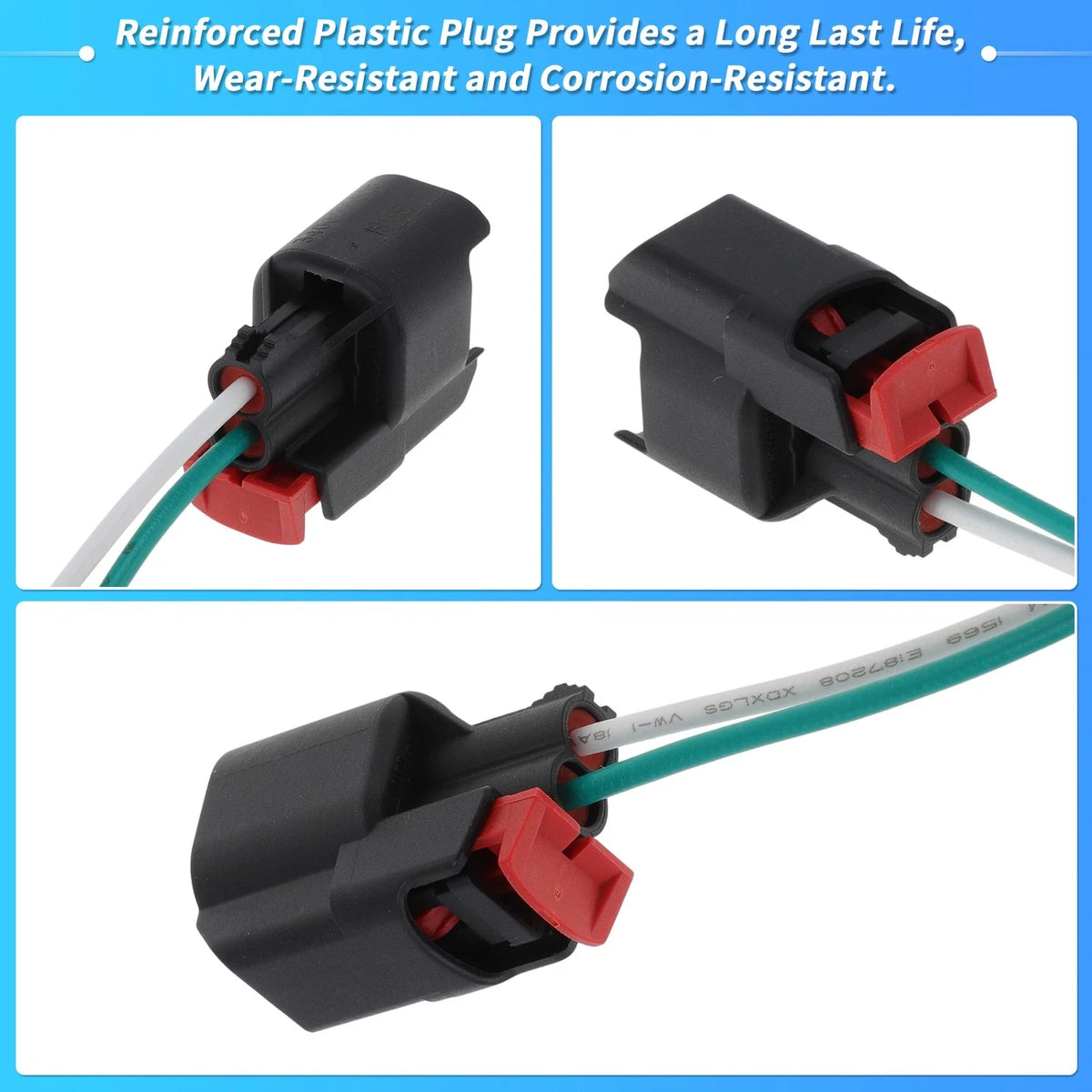 6 Pcs Fuel Injector Alternator Connector Wiring for Jeep Dodge Chrysler