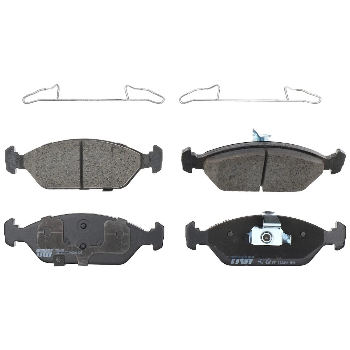 2X TRC0925 Brake Pad Set for Kia Spectra Sephia (1994–1999) Front