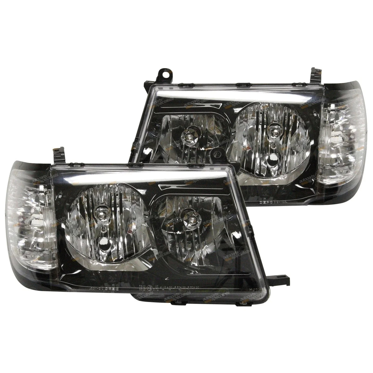 Altezza BLACK HeadLights Pair for Toyota Landcruiser (1998–2005)
