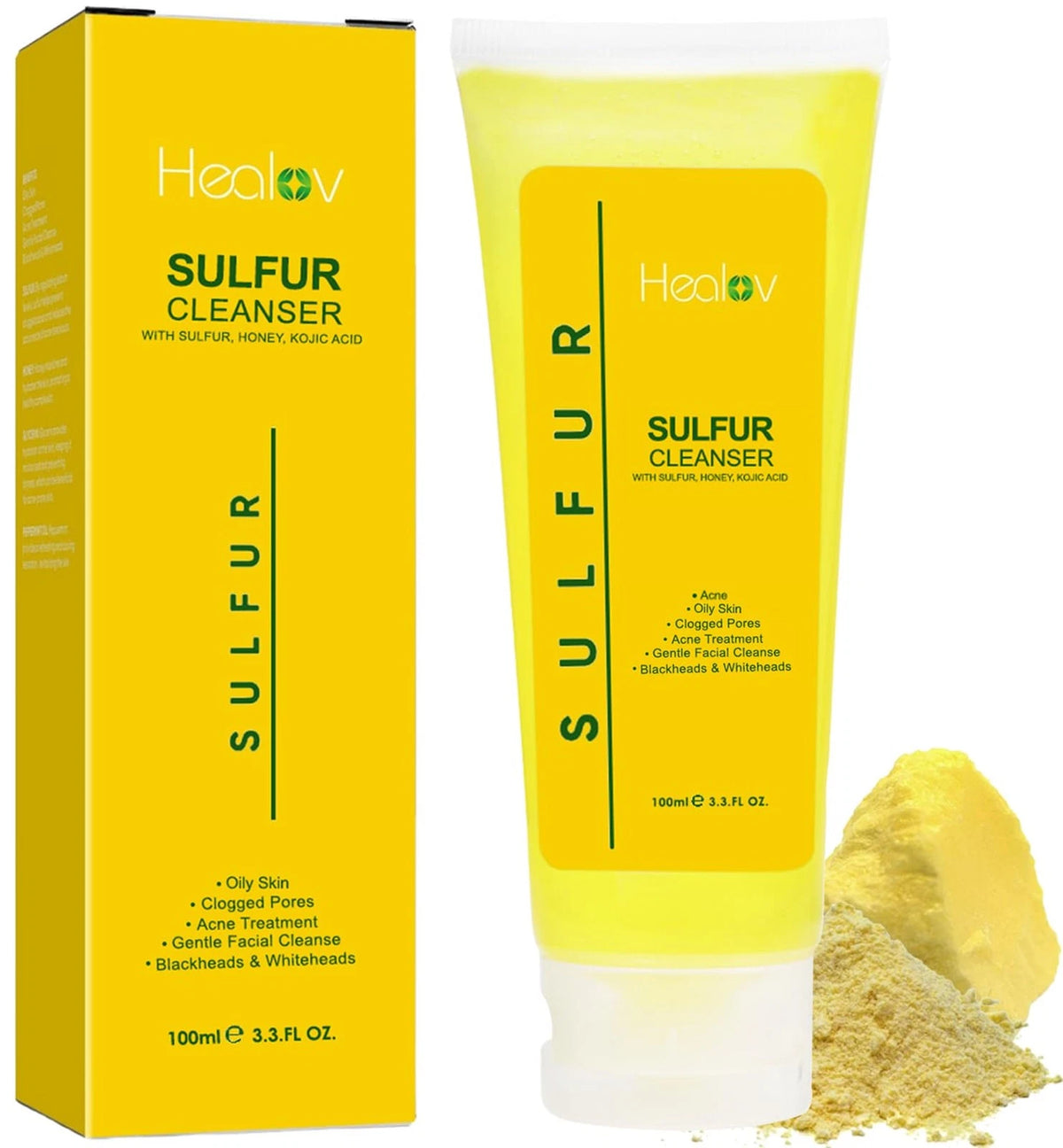 Sulfur Soap for Acne Treatment (Face & Body Wash)
