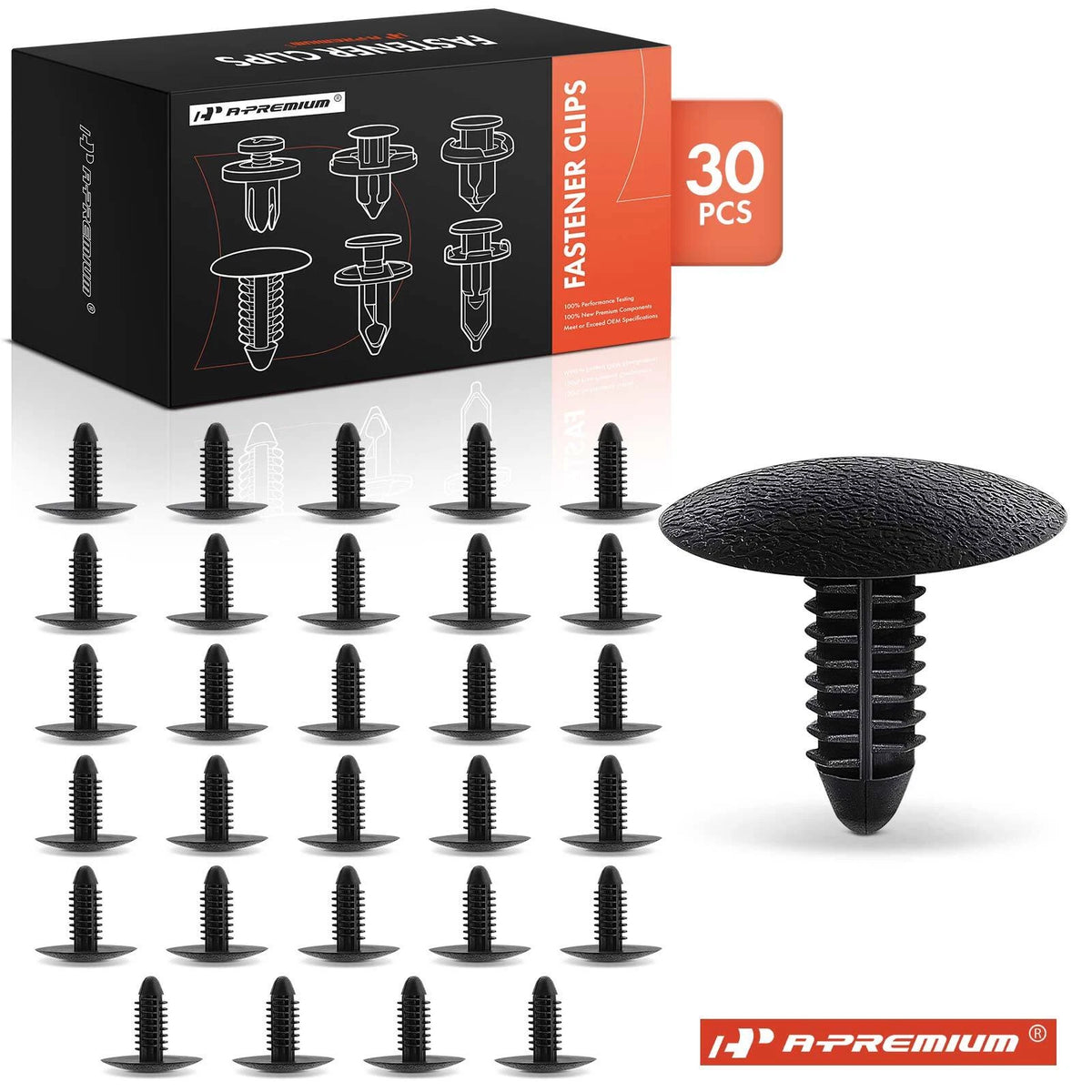 Set of 30 Trim Panel Clips for Chevy (963-022, 22718305, 15480)