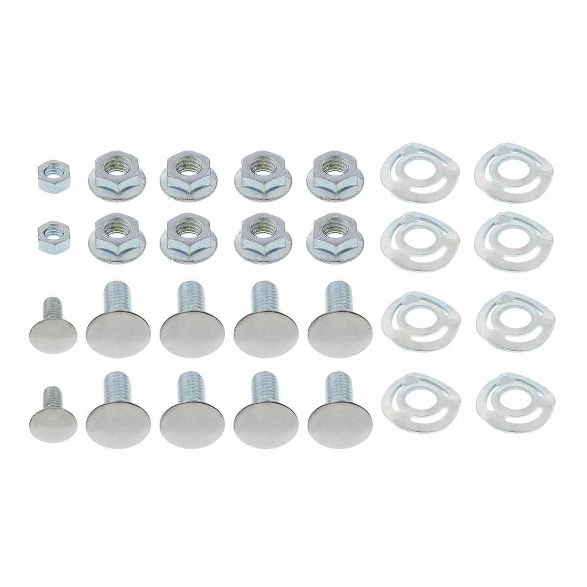 Bumper Bolt Kit with Nuts and Washers for 1964–1970 Mustang and 1966–1977 Bronco