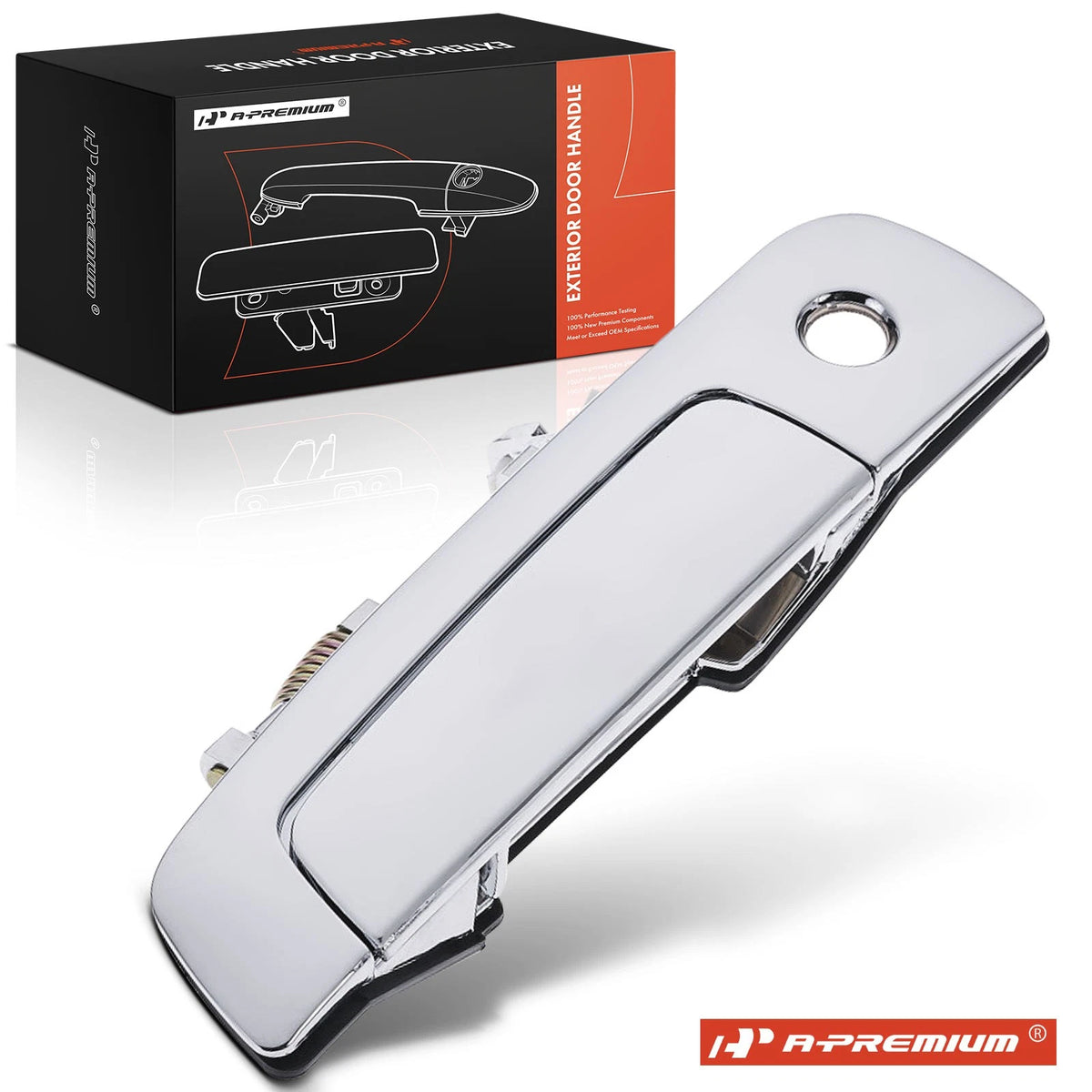 Front Left Exterior Door Handle for Chrysler Sebring Dodge (2001–2005) MR777041CHR, 93621