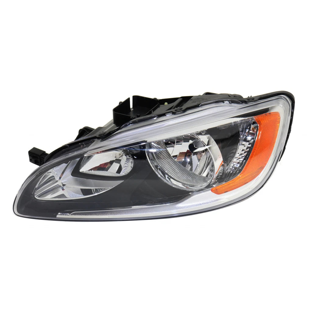 Driver Side Halogen Headlight for Volvo S60 (2014–2015) VO2502141, CLX-M1-372-1129L-AS2