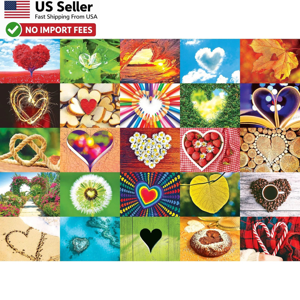 1000 Piece Puzzle for Adults - Love is Everywhere Design