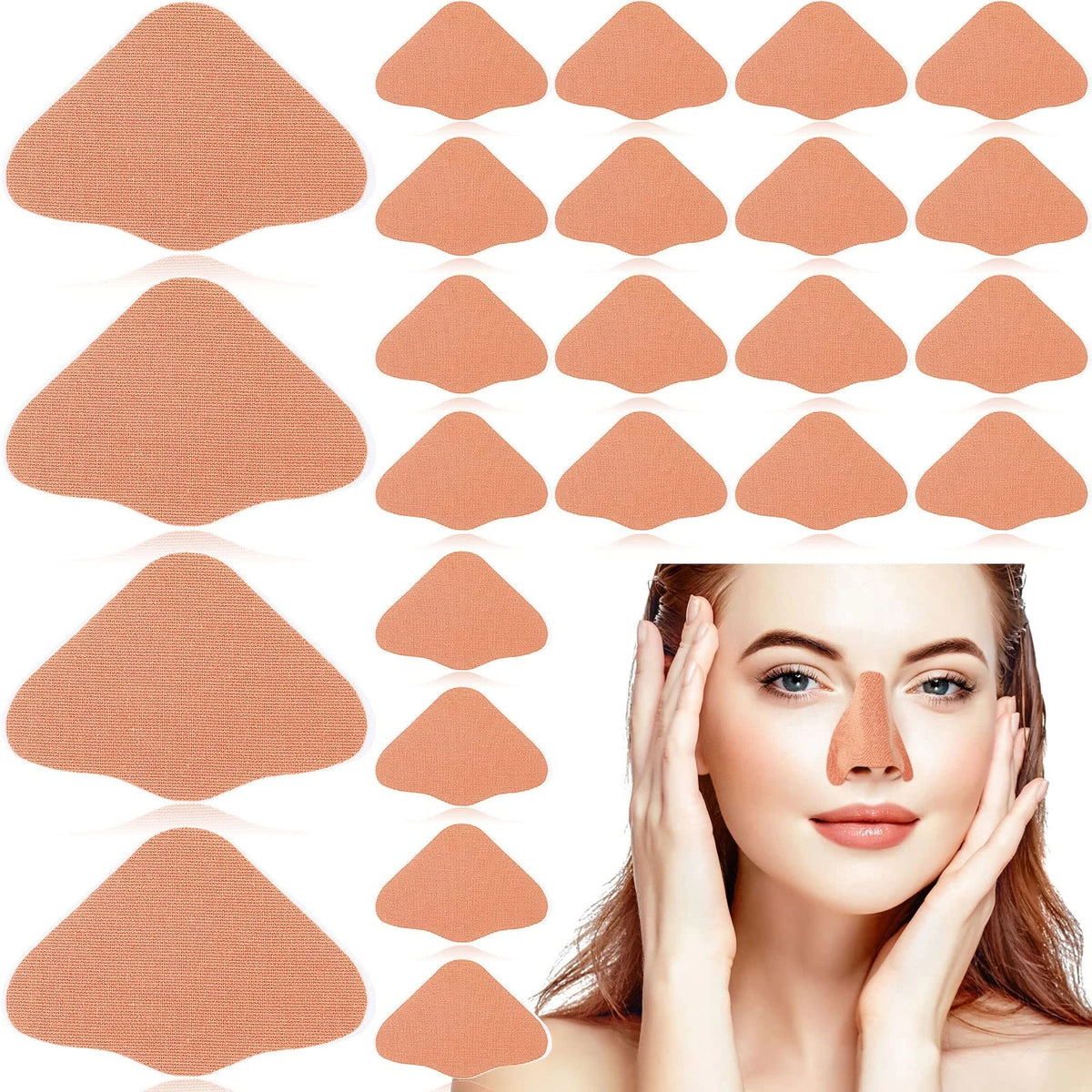 Set of 24 Sun Protection Nose Patch UV for