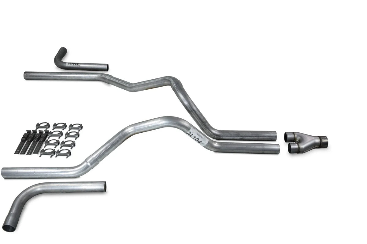 2.5" Dual Exhaust Kit Y Pipe for Chevy GMC 1500 (1999–2006)