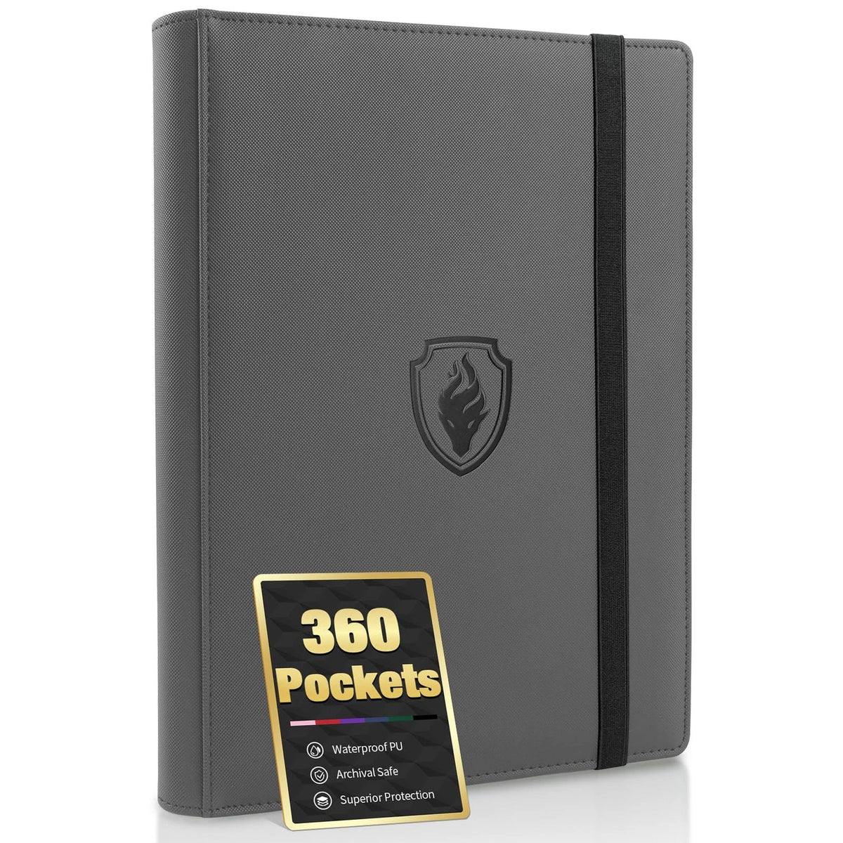 9 Pocket Card Binder for 360 Cards (2010–2023) - Grey PU