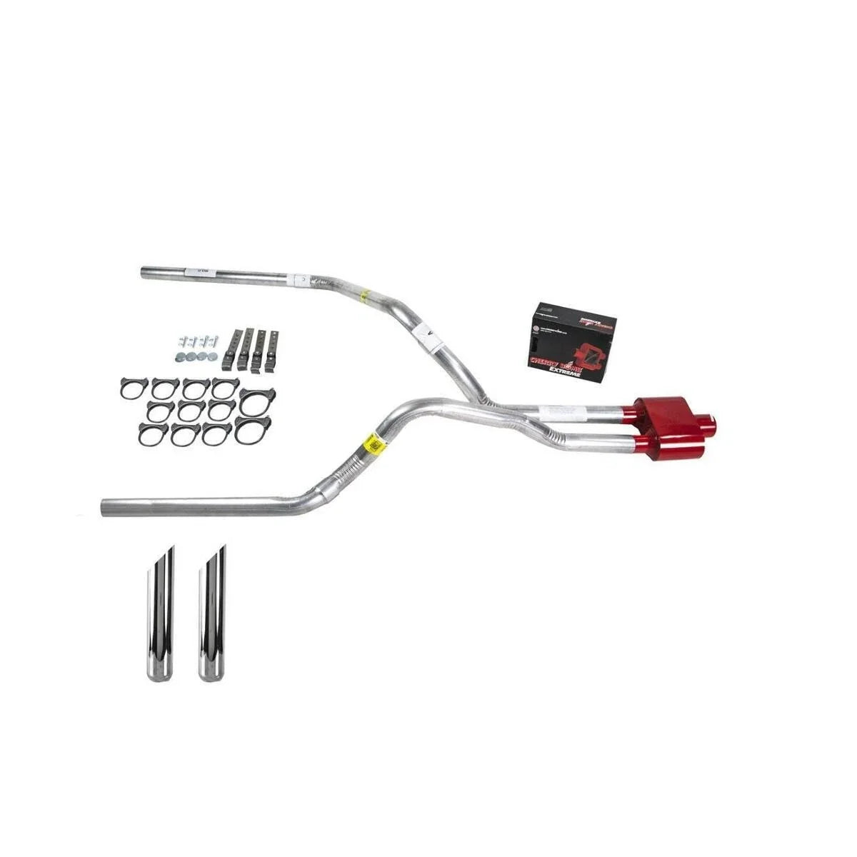 Dual Exhaust 2.5" Pipe for Ram (1994–2001) - Cherry Bomb Extreme SW Tip