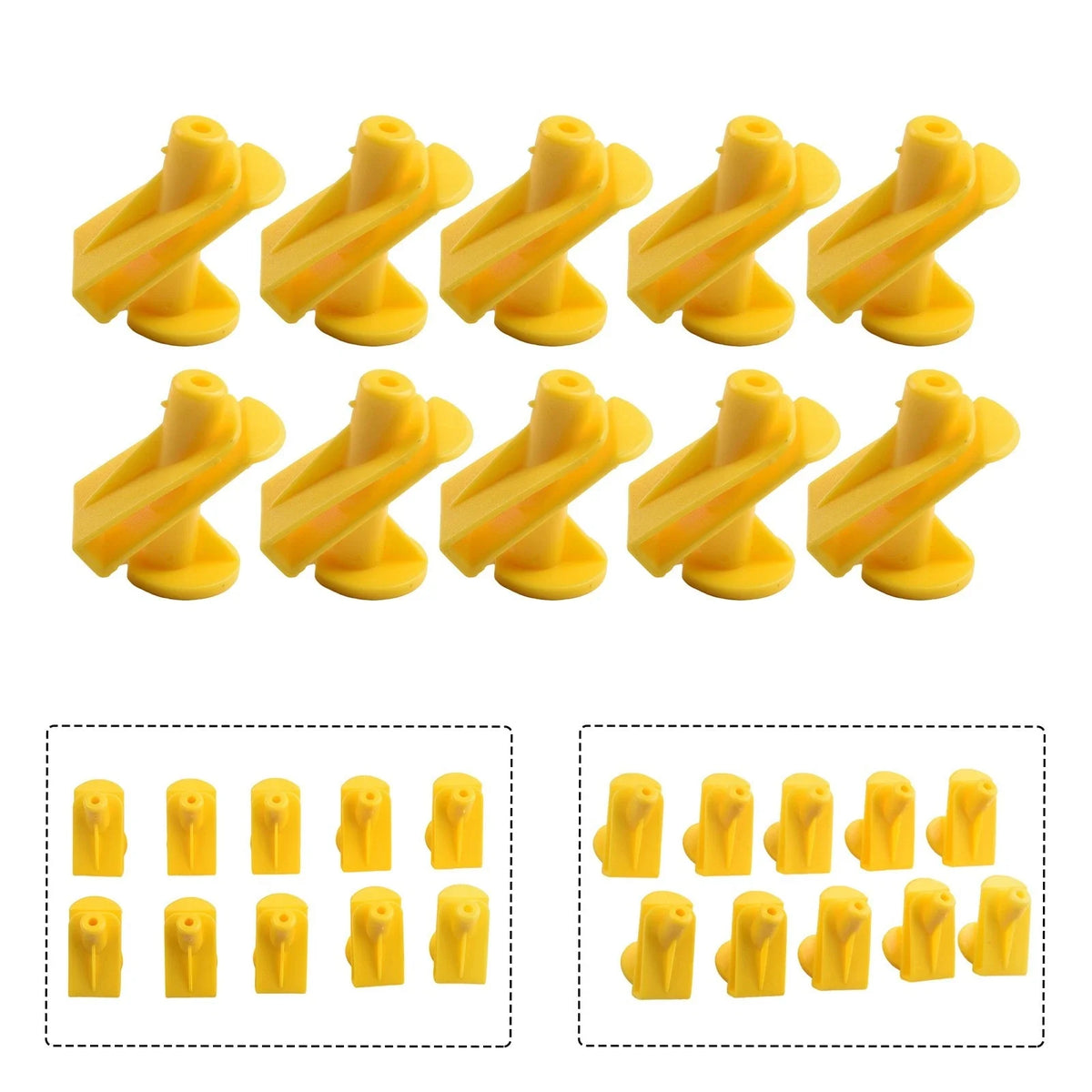 10pcs Underbody Fastening Clips for Smart Fortwo (2007–2014)