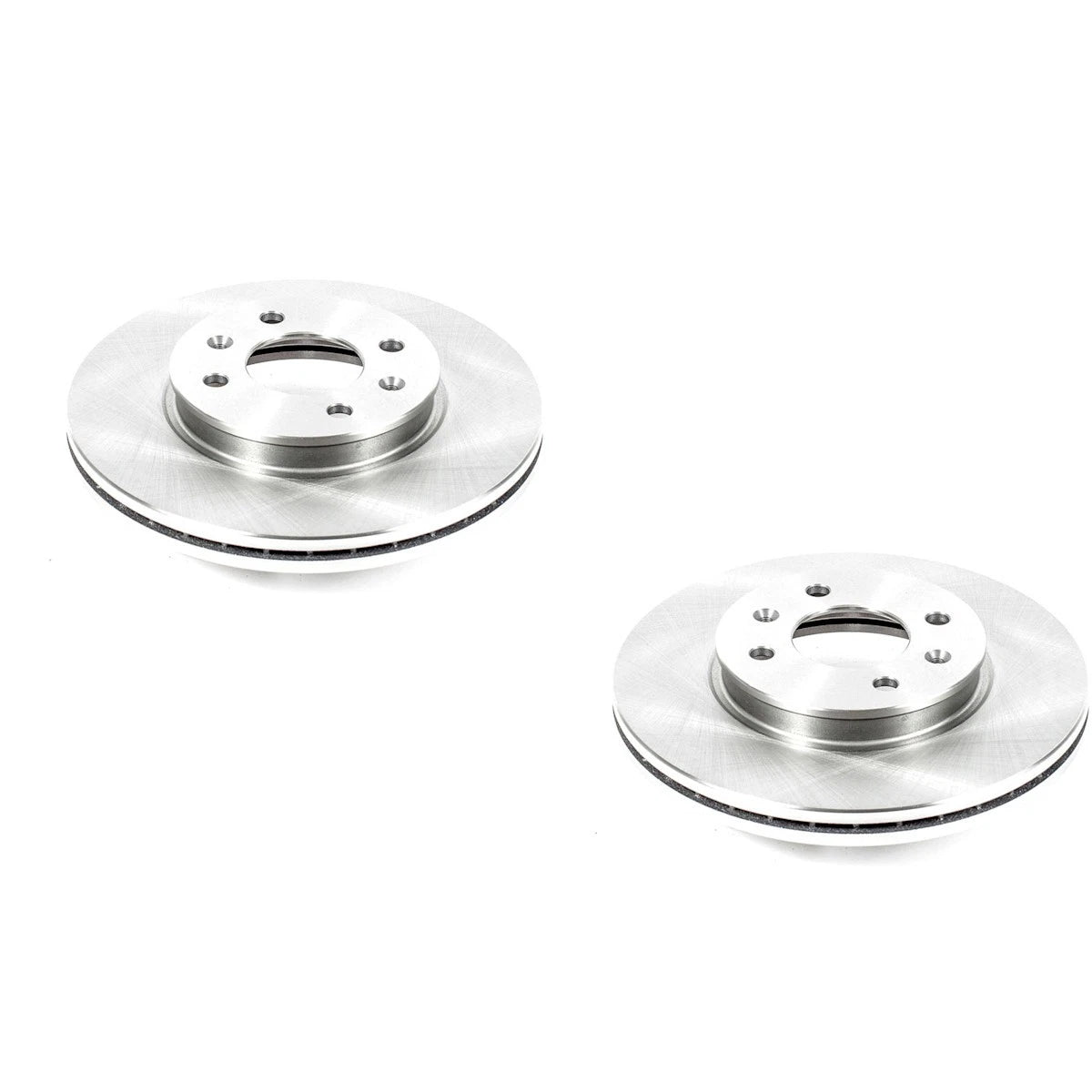Set of 2 Powerstop Brake Discs for Hyundai Accent Rio (2012–2017)