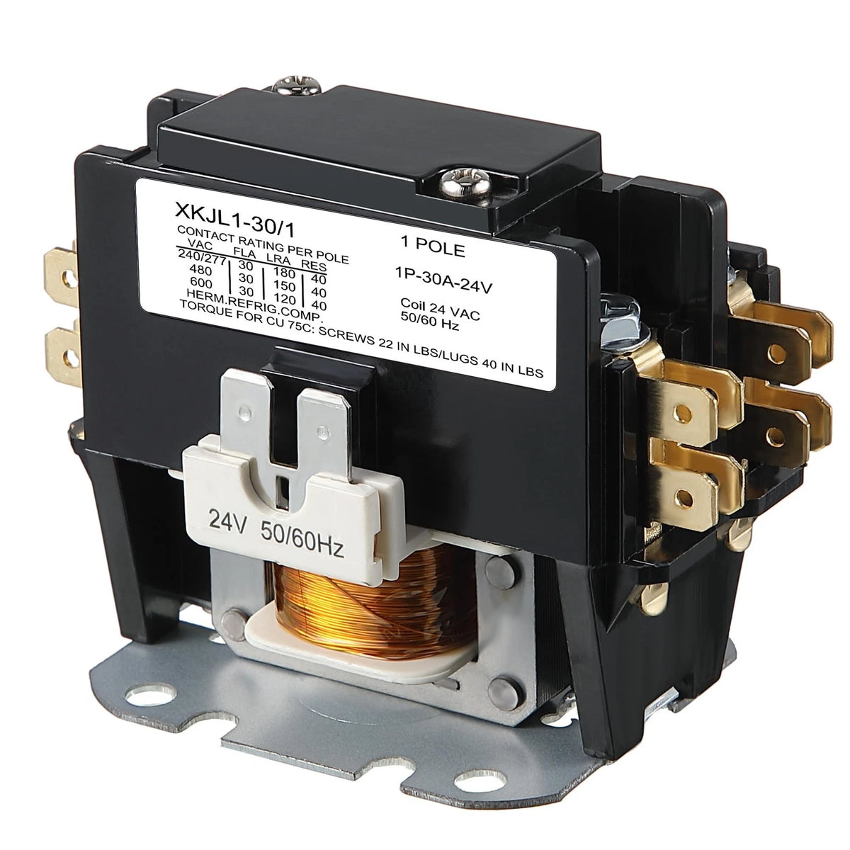 24V Coil 1 Pole Air Conditioner Contactor for Dreyoo (UL Certified)