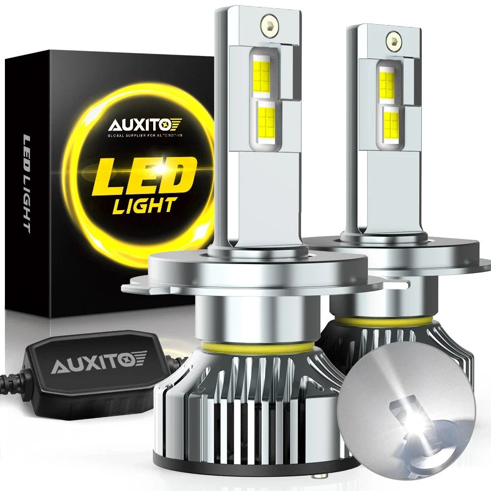 AUXITO H4/9003 LED Headlight Bulbs for Various Vehicles (24000LM)