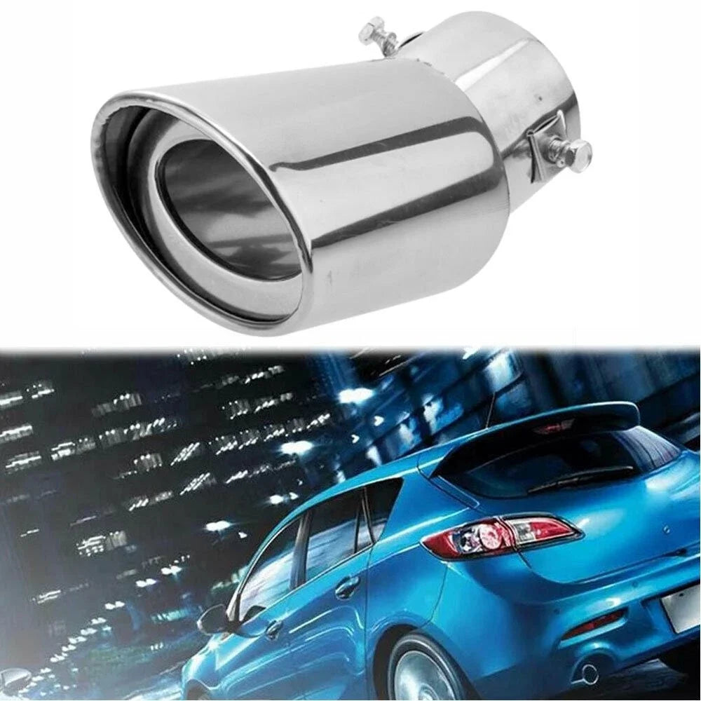 Muffler Tip Exhaust Pipe for Universal Fit (1.75-2.5 inch, Chrome)