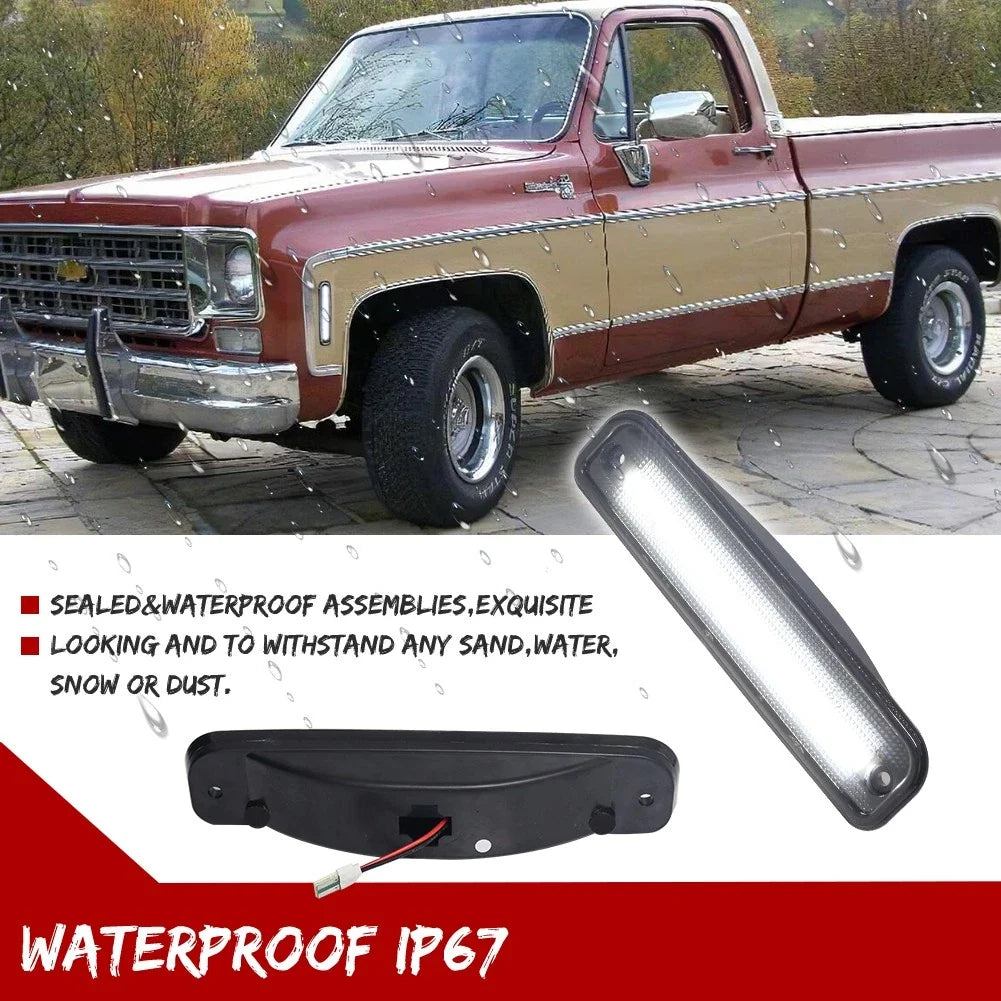 LED Side Marker Lights for Chevy Pickup Blazer Suburban Jimmy GMC K15/K25 (1973–1980)