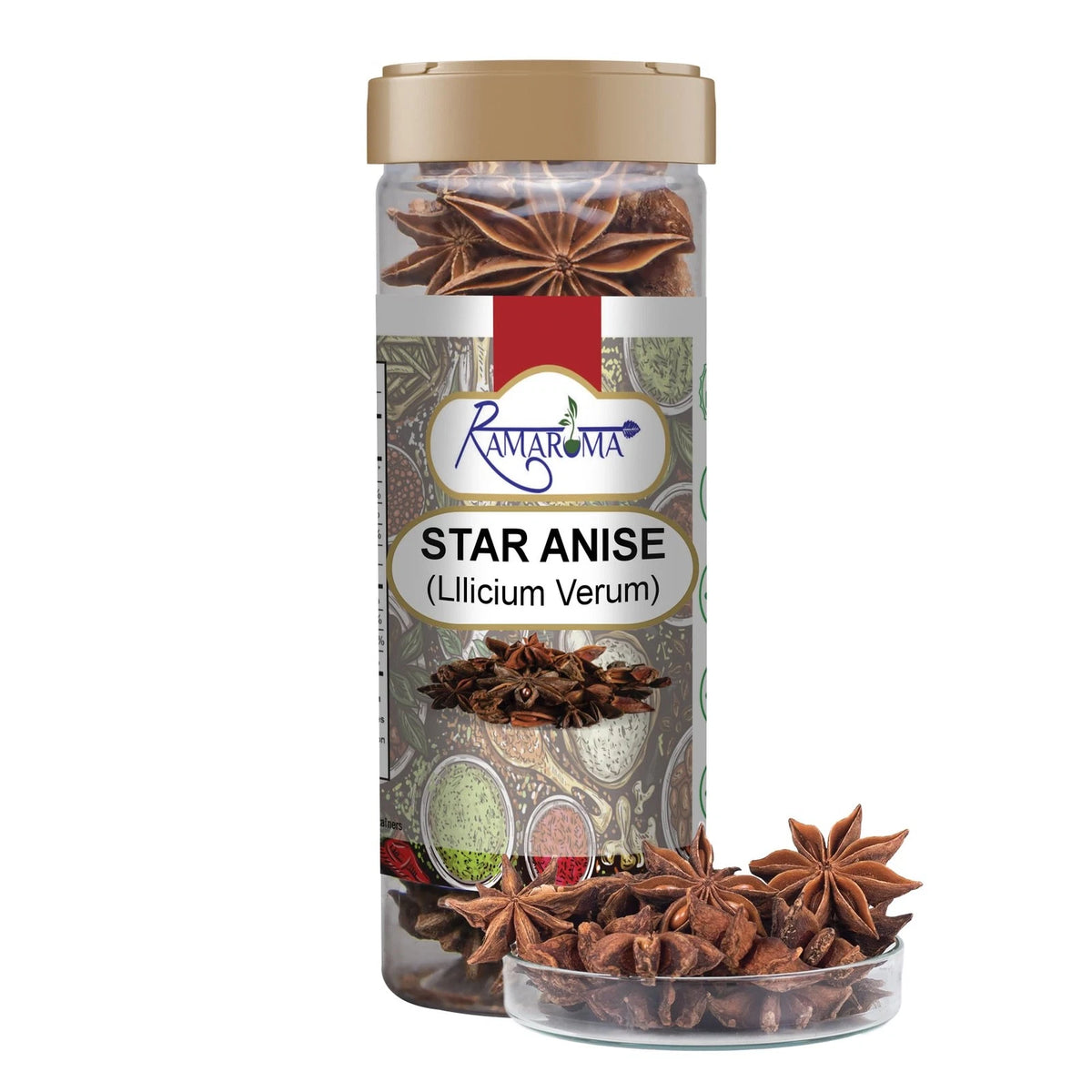Star Anise Seeds Whole Pods (Badian Khatai) Spice 1.5oz (42g)