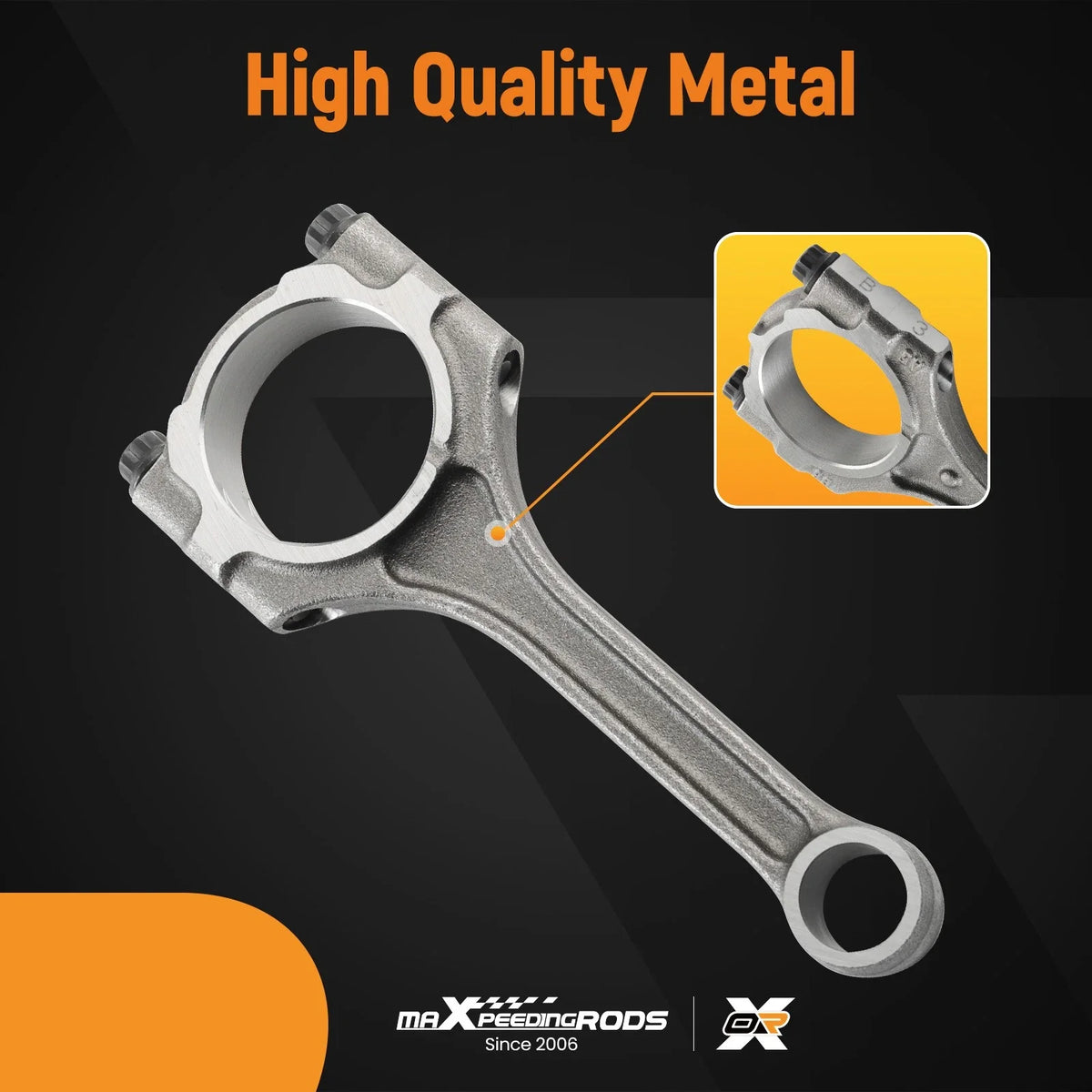 Crankshaft Con Rods & Bearings Set for Hyundai Kia Soul Rio (2012–2019)