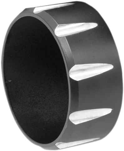 Bassani Exhaust 3" Endcap - Black - Fluted for