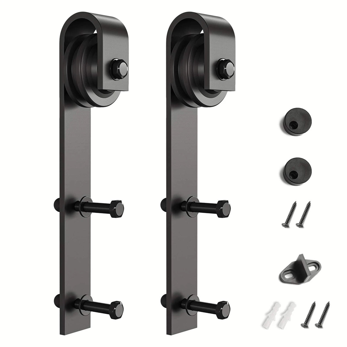 2X Sliding Barn Door Hardware Hangers for