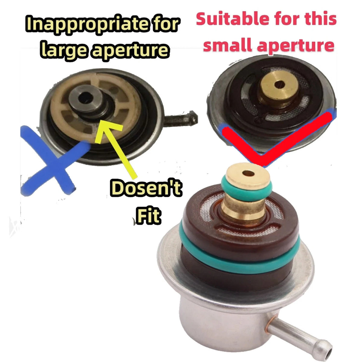 Fuel Pressure Regulator for Volvo S40 (2000–2004) 9404583