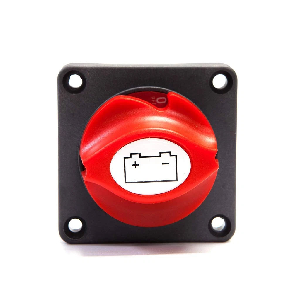 2X Battery Switch for Marine Boat RV ATV (On-Off, 2-Position, Red)