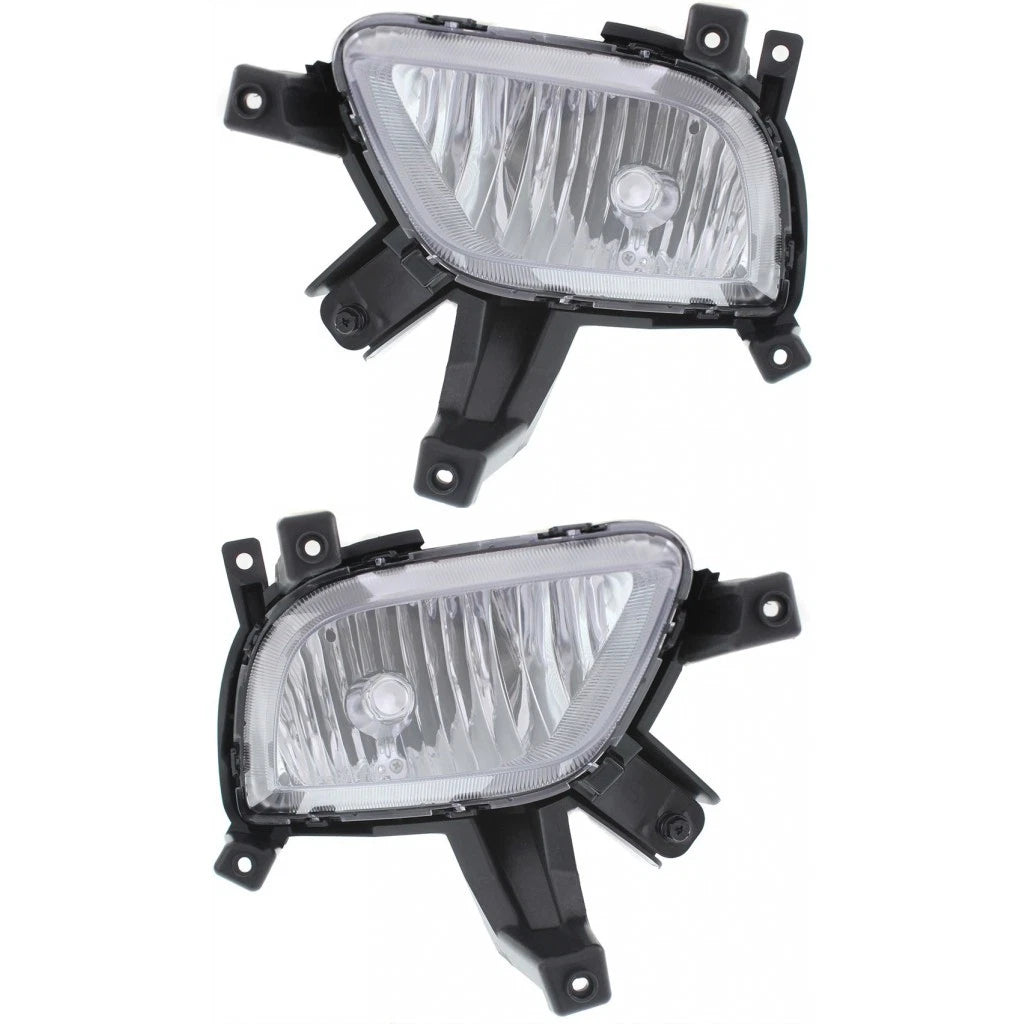 Fog Light Assembly Pair for Kia Forte5 (2014–2015) PLX-M0-19-6066-00-1-CL360A1, KI2592133, KI2593133