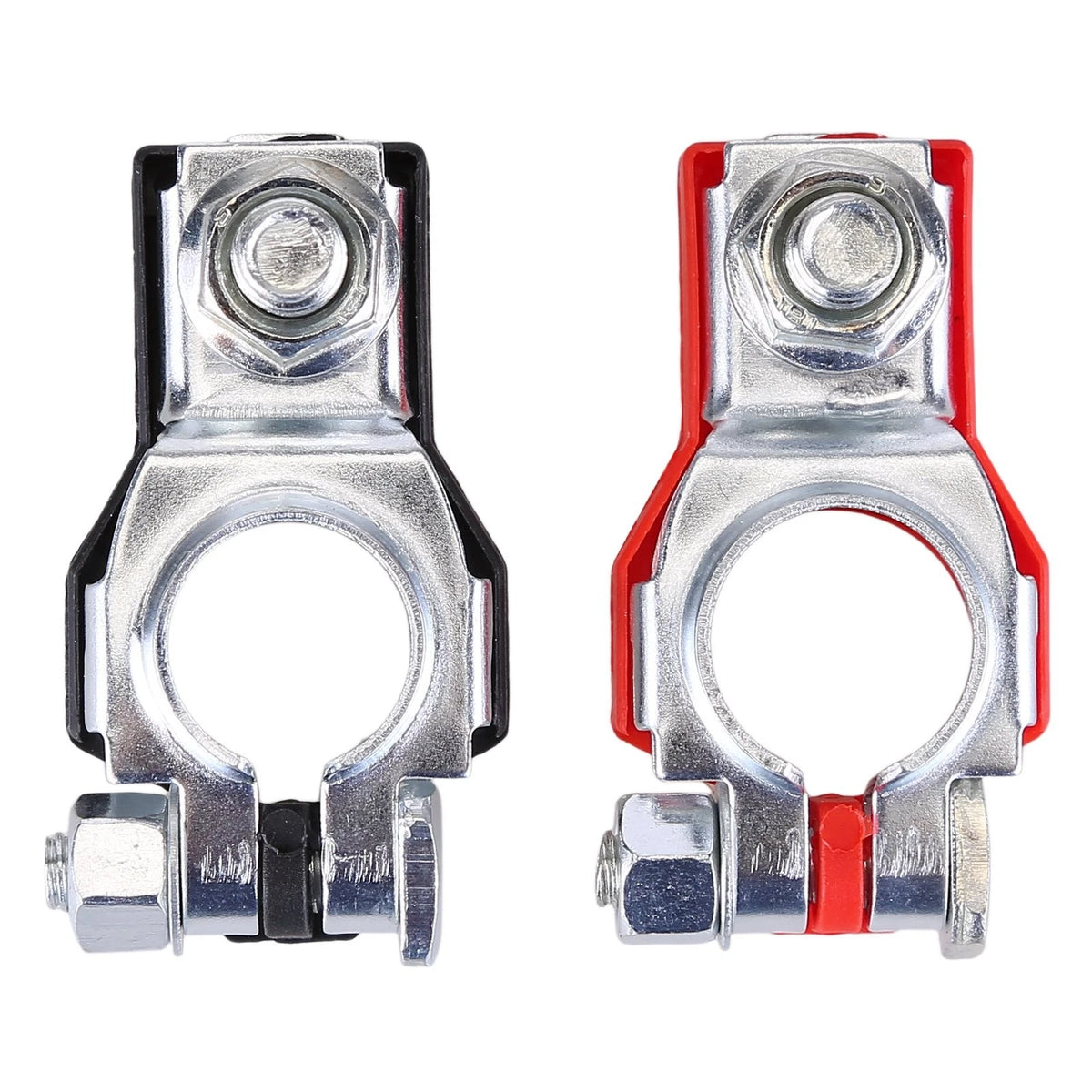 12V Car Battery Terminal Clamp Connectors Positive Negative Release Disconnect