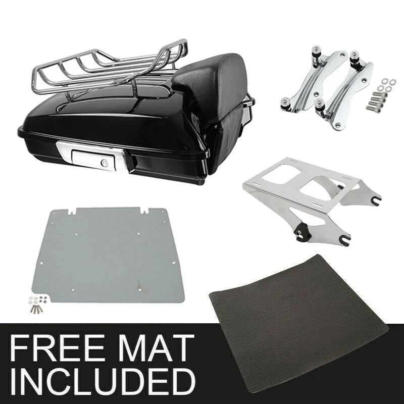 Trunk Rack Mount Plate Docking Kit for Harley Touring Road King (2014–2026)