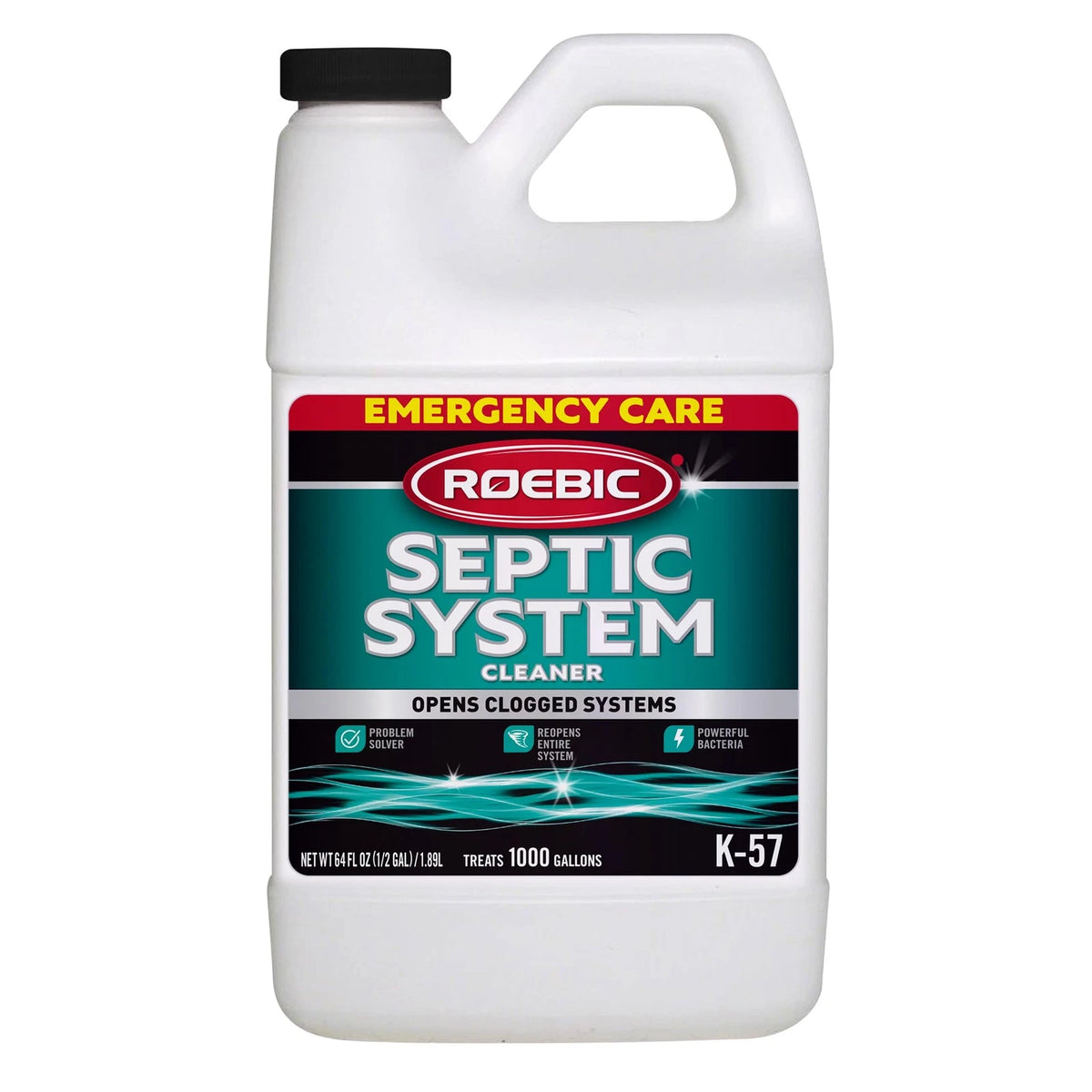 Septic Tank Cleaner Treatment 2 Gallon Restores Flow Drains