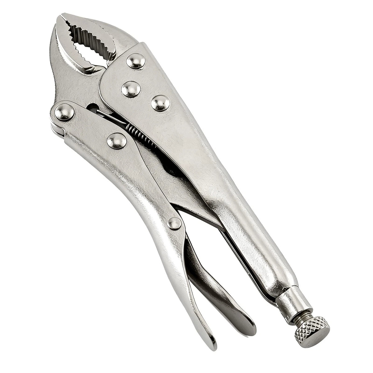 7 Inch Curved Jaw Locking Pliers for Heavy-Duty Clamping